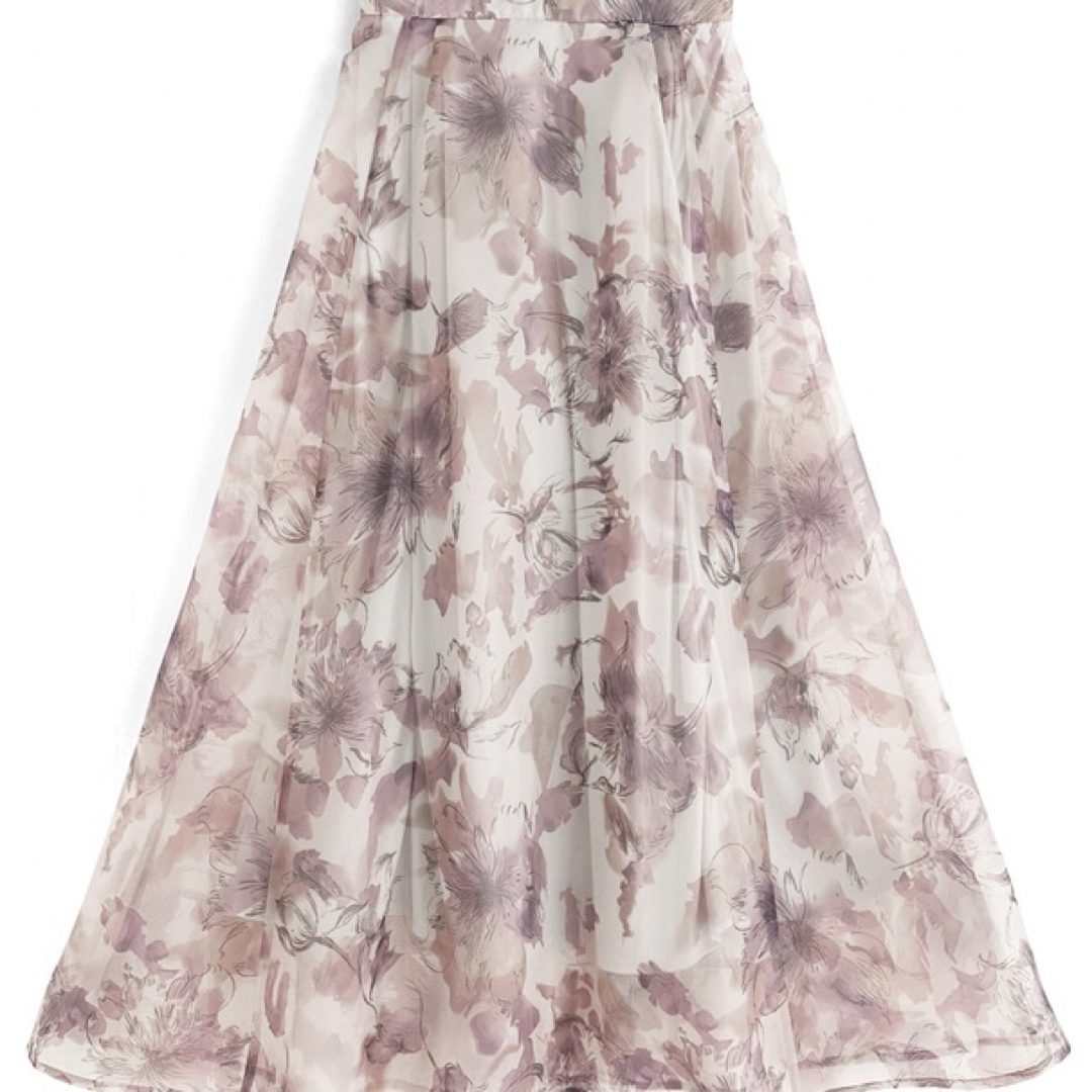 GRL(グレイル)のGRL ♡ 花柄オーガンジーフレアスカート[tu537] ピンクSサイズ レディースのスカート(ロングスカート)の商品写真