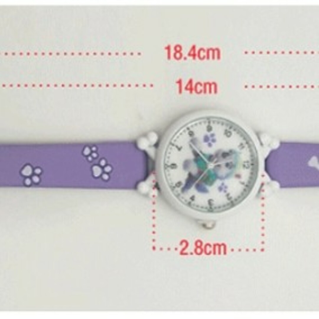 パウパトロール　キッズ腕時計　スカイ　ピンク キッズ/ベビー/マタニティのこども用ファッション小物(腕時計)の商品写真