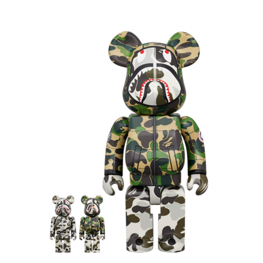 MEDICOM TOY(メディコムトイ)のBE@RBRICK BAPE(R) × CANADA GOOSE SHARK エンタメ/ホビーのフィギュア(その他)の商品写真