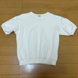 Tシャツ　クリーム色　コムサデモード　130A