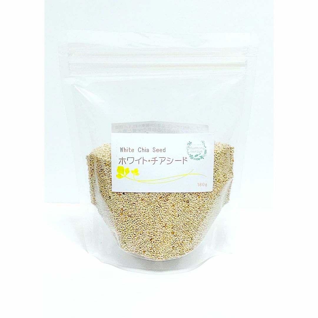 ホワイトチアシード 180g たんぱく質 マグネシウム カルシウム 食品/飲料/酒の健康食品(プロテイン)の商品写真