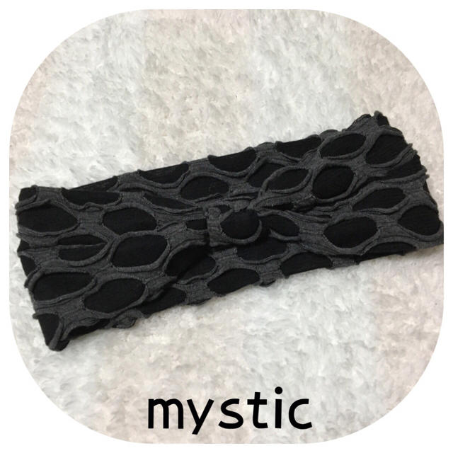 mystic(ミスティック)のドットターバン レディースのヘアアクセサリー(ヘアバンド)の商品写真