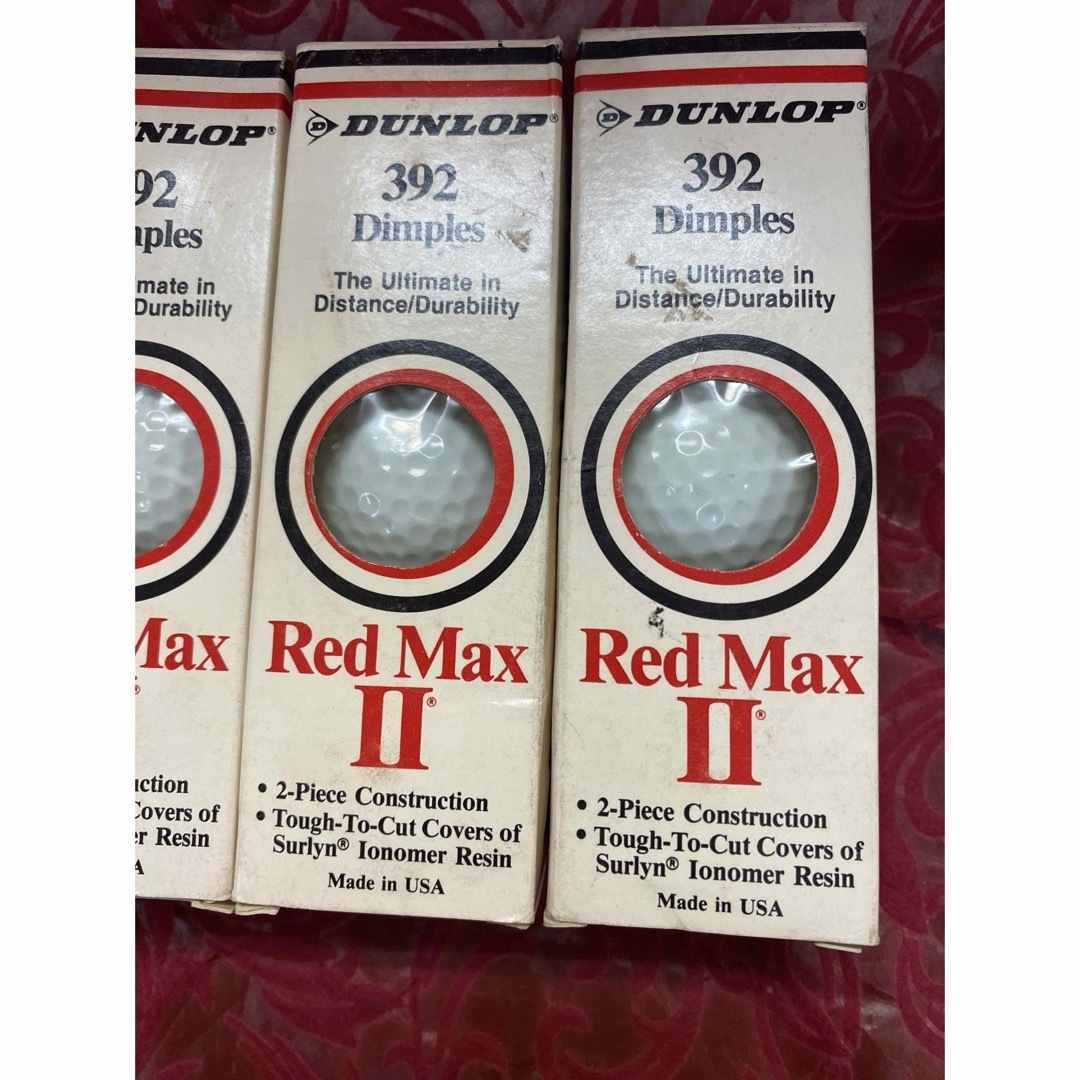 DUNLOP(ダンロップ)のDUNLOP Red Max Ⅱ ダンロップゴルフボール 練習用　15個セット スポーツ/アウトドアのゴルフ(その他)の商品写真