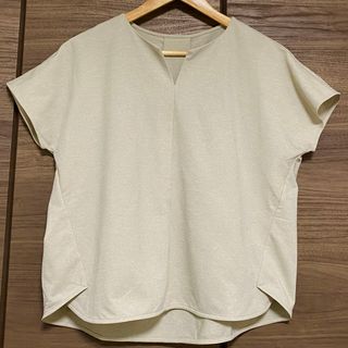 ユナイテッドアローズグリーンレーベルリラクシング(UNITED ARROWS green label relaxing)のグリーンレーベルリラクシング　キーネックゆったりブラウス(シャツ/ブラウス(半袖/袖なし))