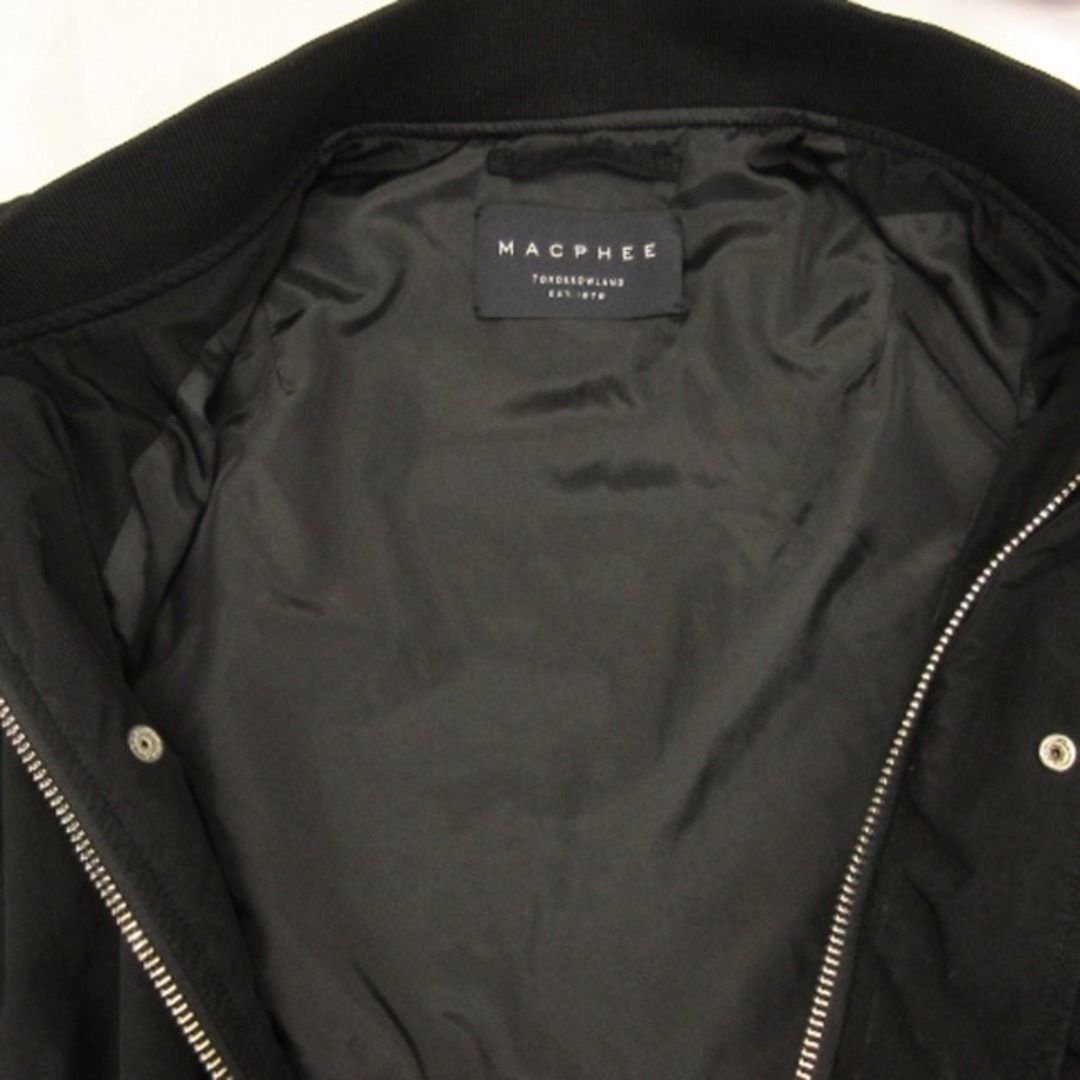 MACPHEE(マカフィー)のマカフィー トゥモローランド ナイロン ブルゾン ジャケット ブラック 36 レディースのジャケット/アウター(ブルゾン)の商品写真