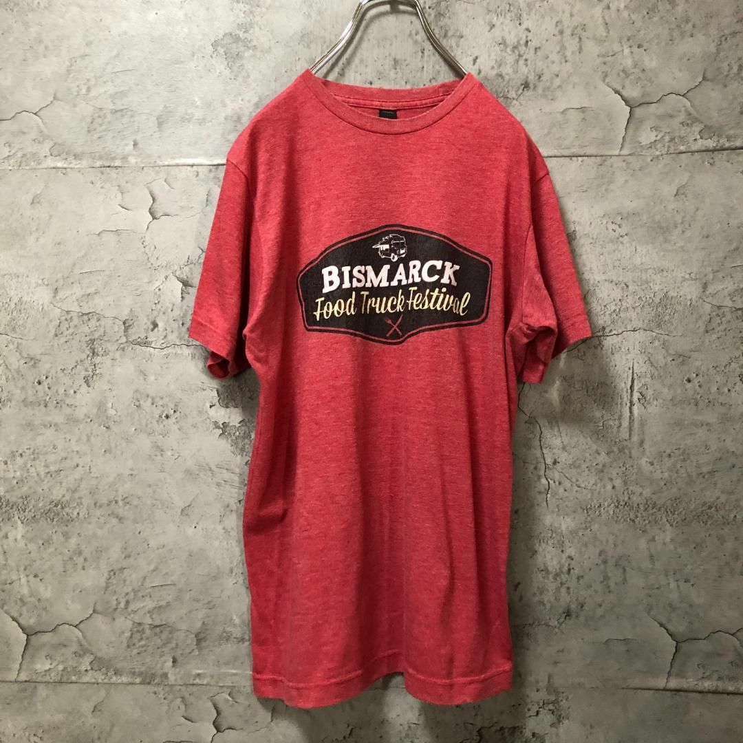 BISMARCK バス USA輸入 自動車 ロゴ Tシャツ メンズのトップス(Tシャツ/カットソー(半袖/袖なし))の商品写真