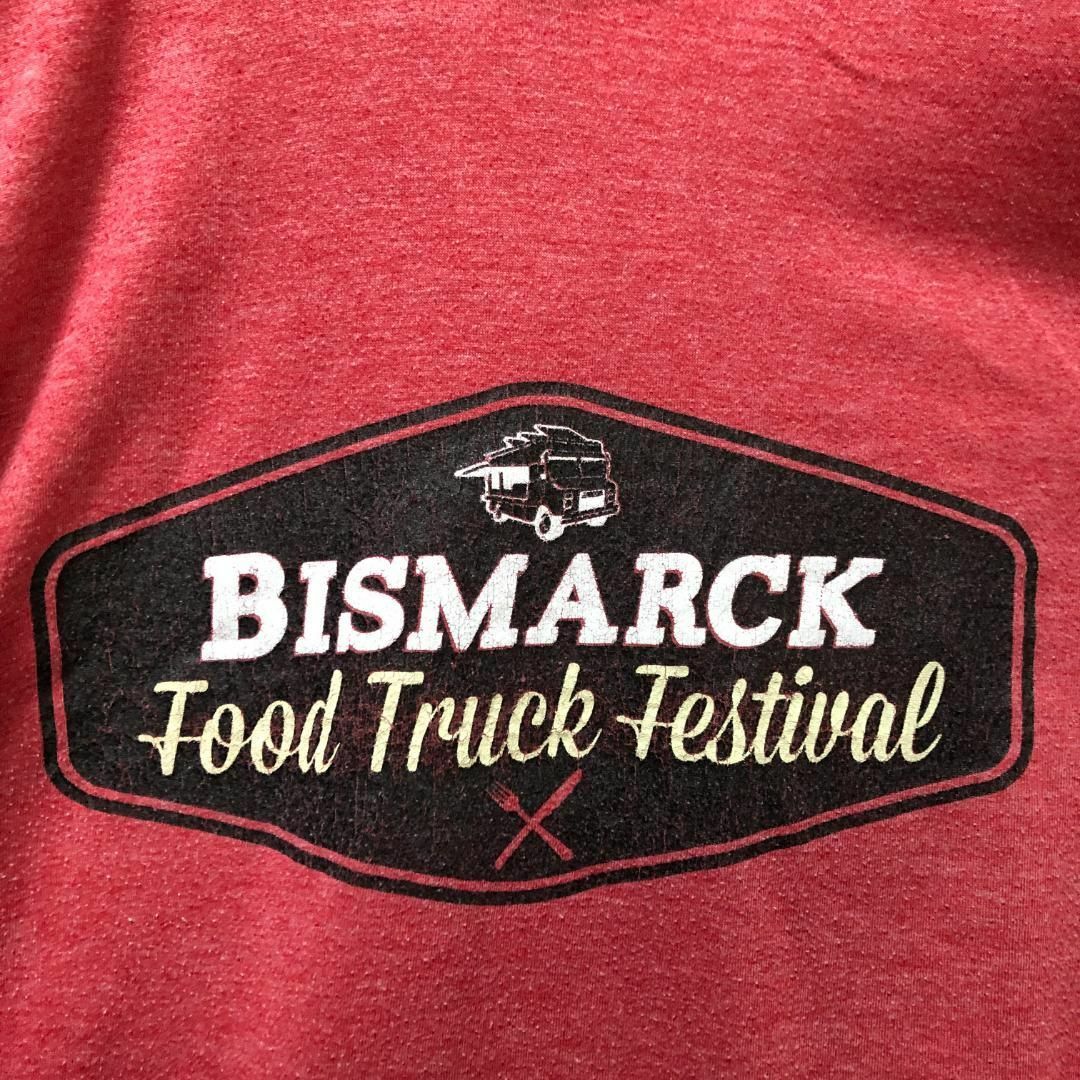 BISMARCK バス USA輸入 自動車 ロゴ Tシャツ メンズのトップス(Tシャツ/カットソー(半袖/袖なし))の商品写真