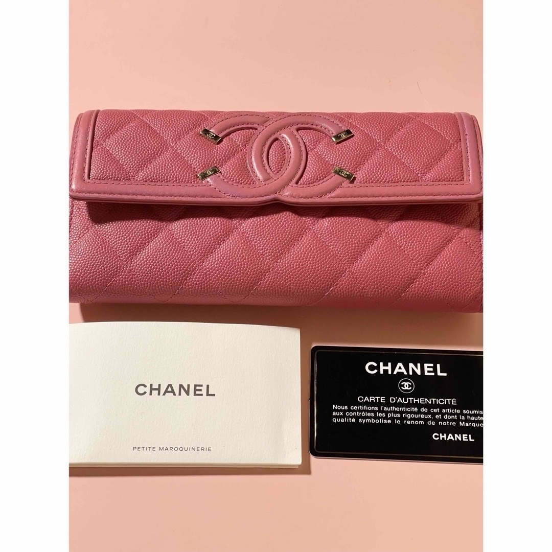 CHANEL(シャネル)の♡シャネル　フィリグリー　長財布　ピンク♡ レディースのファッション小物(財布)の商品写真