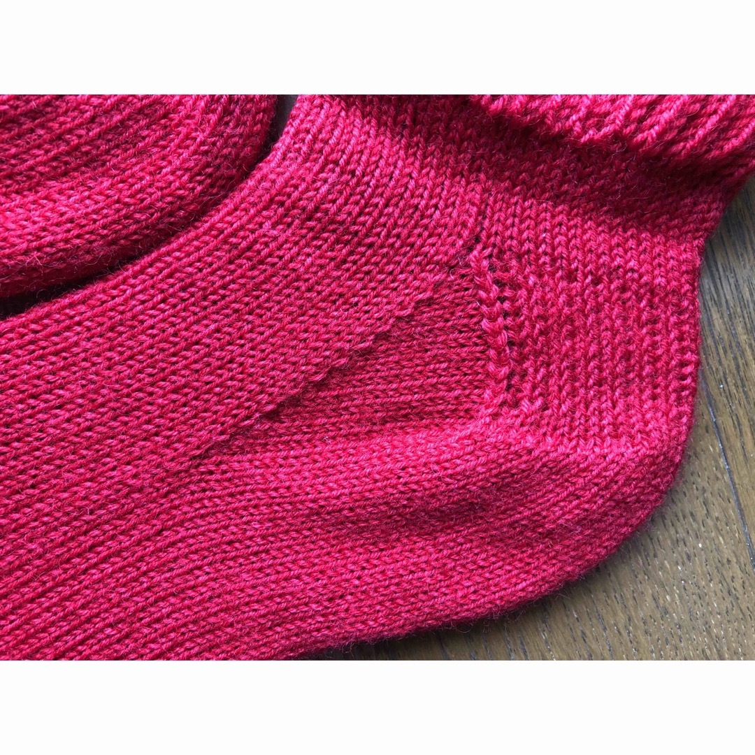 手編みの靴下, ハンドメイドの靴下, ルームソックス ハンドメイドのファッション小物(レッグウェア)の商品写真