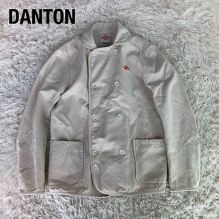 ダントン(DANTON)のDANTONダントンコットンリネン生成りカバーオールピーコートジャケット42(カバーオール)