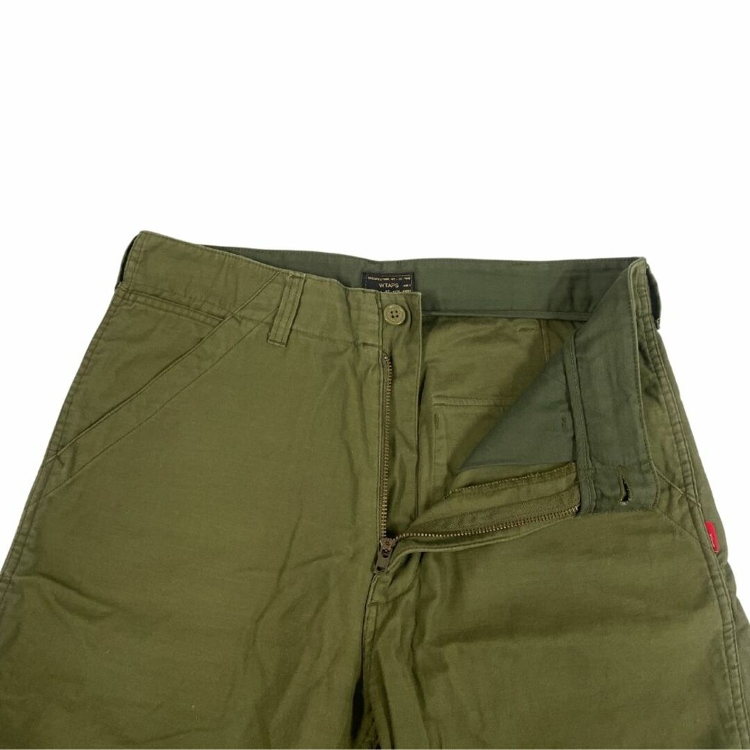 W)taps(ダブルタップス)のWTAPS ダブルタップス 17SS BUDS SHORTS / SHORTS COTTON SATIN ショーツ オリーブ サイズ3 正規品 / B5303 メンズのパンツ(ショートパンツ)の商品写真