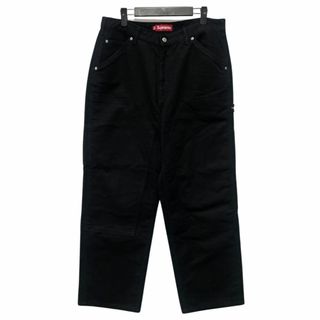 シュプリーム(Supreme)のSUPREME シュプリーム 23AW Moleskin Double Knee Painter Pant モールスキン ダブルニー ペインターパンツ ブラック 34 正規品 / 34283(ペインターパンツ)