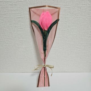 モールアート チューリップ ネオンピンク お花 花束 カラーモール ハンドメイド(その他)