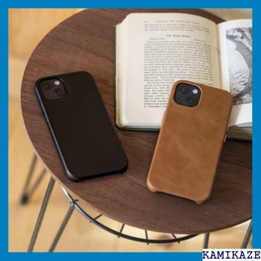 YAKUNO iPhone 13 / 14 Case 保護 Brown 2740 スマホ/家電/カメラのスマホ/家電/カメラ その他(その他)の商品写真