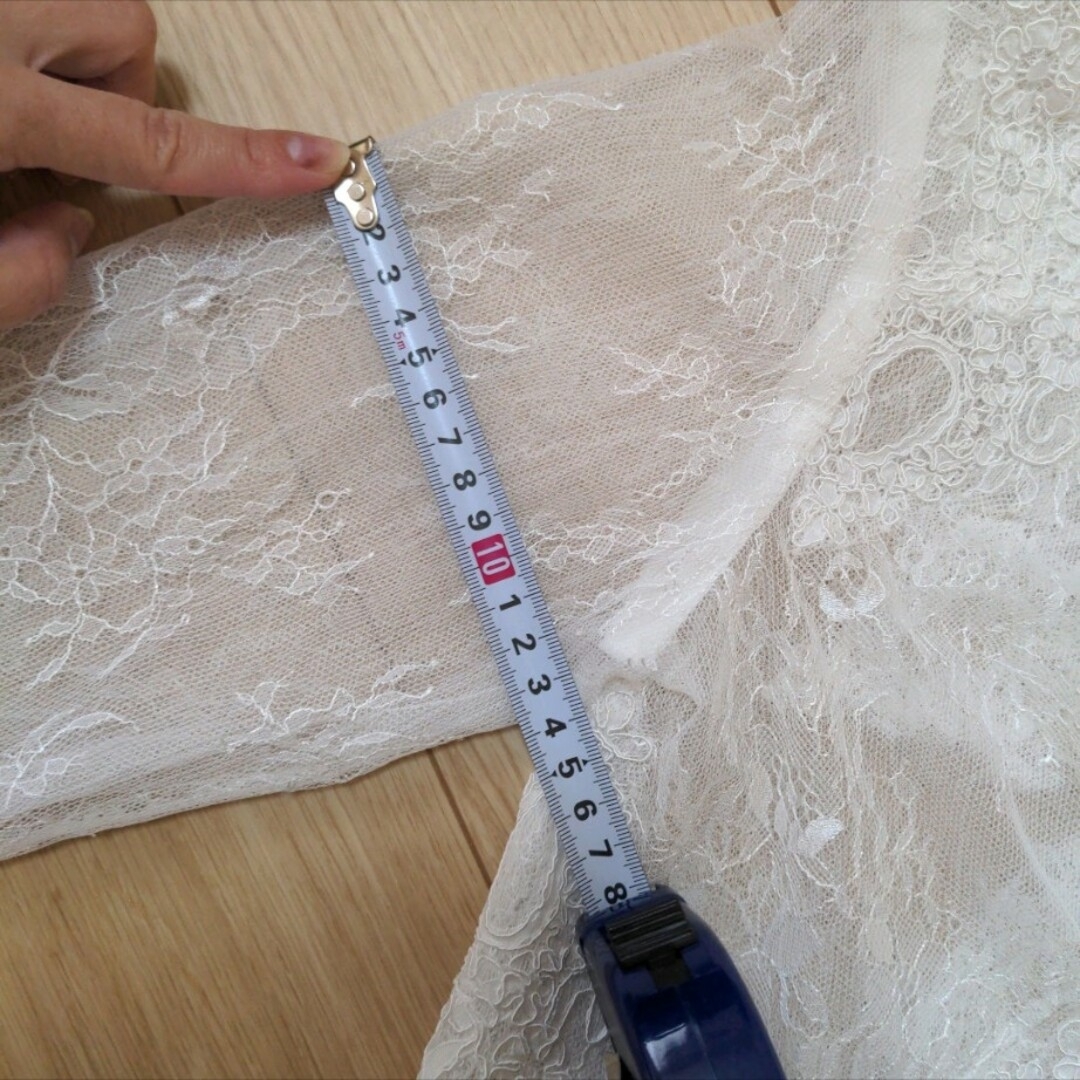 ウエディングドレス ボレロ レディースのフォーマル/ドレス(ウェディングドレス)の商品写真