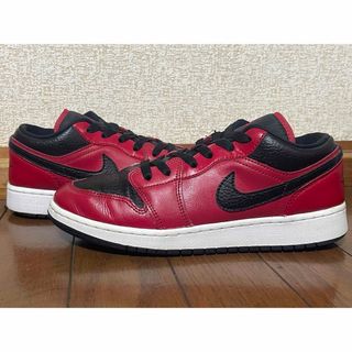 ナイキ(NIKE)のNIKE WMNS AIR JORDAN 1 LOW "Gym Red"25.0(スニーカー)