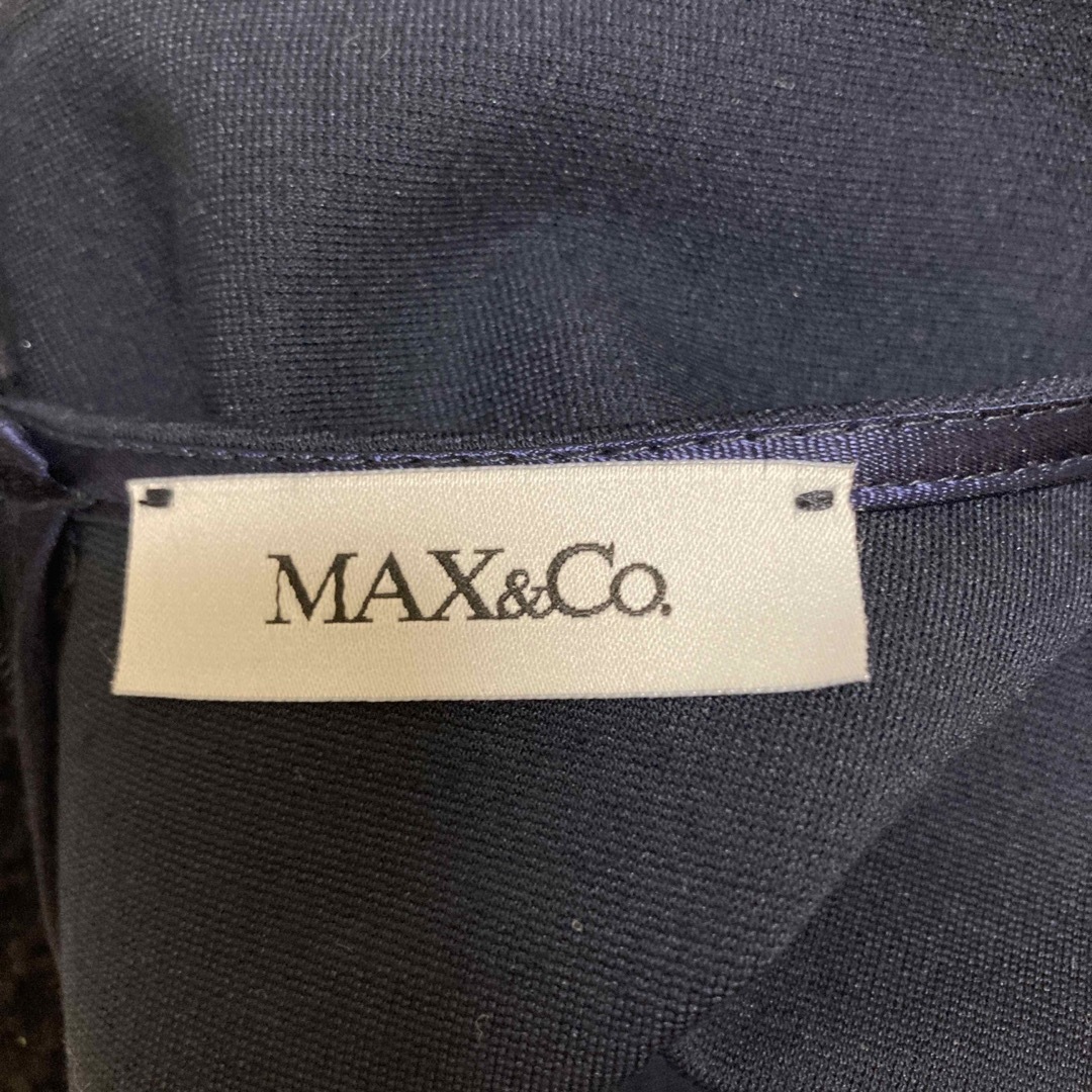 Max & Co.(マックスアンドコー)のMAX&Co. ワンピース　ネイビー　マックスアンドコー　マックスマーラ レディースのワンピース(ひざ丈ワンピース)の商品写真