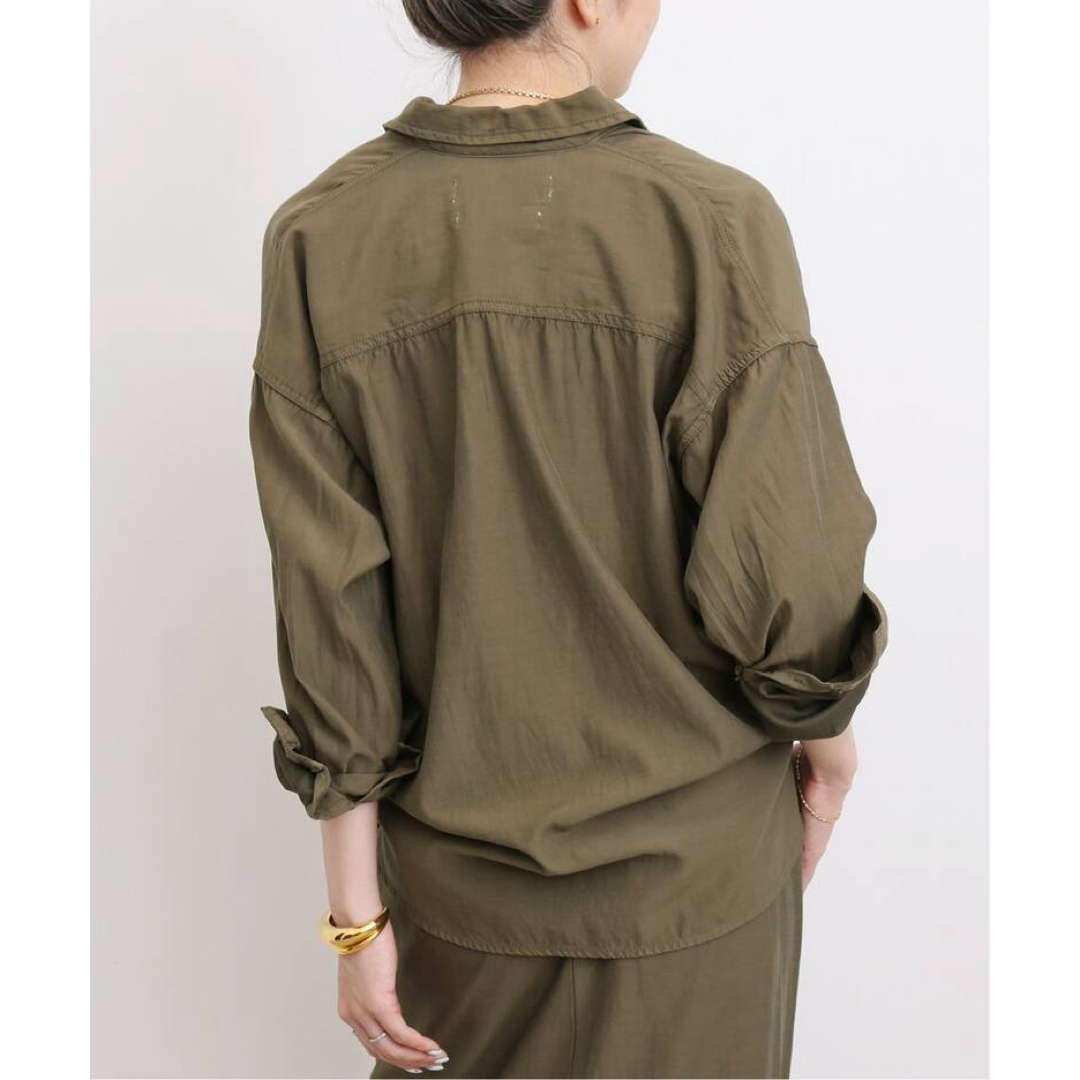 L'Appartement DEUXIEME CLASSE(アパルトモンドゥーズィエムクラス)の 【REMI RELIEF/レミレリーフ】Military Shirt レディースのトップス(シャツ/ブラウス(長袖/七分))の商品写真