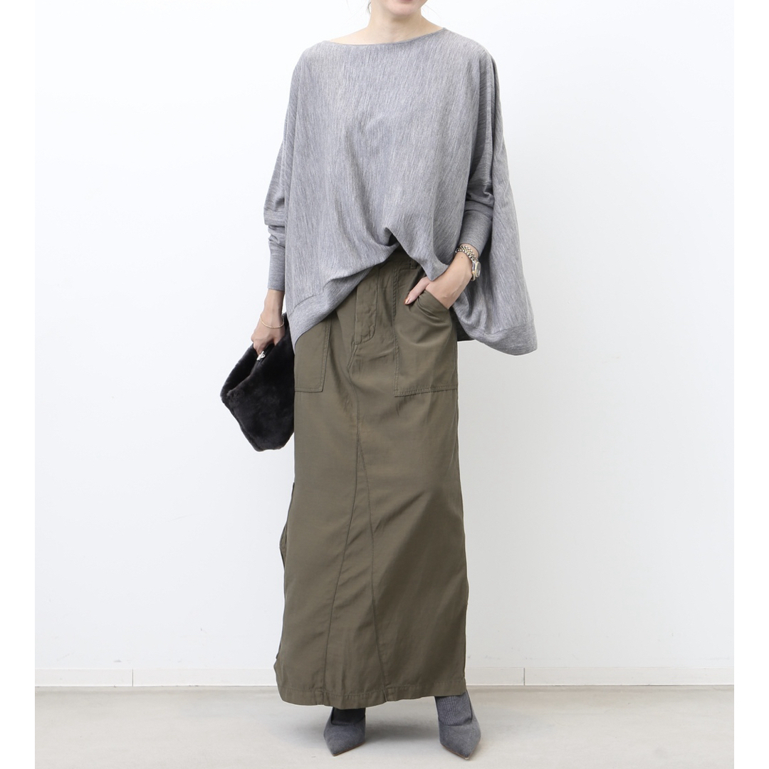 L'Appartement DEUXIEME CLASSE(アパルトモンドゥーズィエムクラス)の 【REMI RELIEF/レミレリーフ】Military Maxi Skirt レディースのスカート(ロングスカート)の商品写真