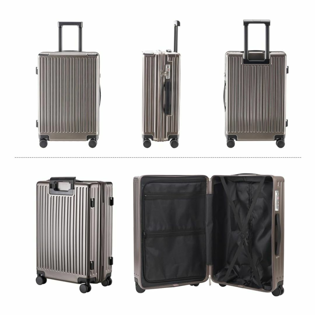 【色: gold】[ISUKI] スーツケース ファスナー キャリーバッグ キャ その他のその他(その他)の商品写真