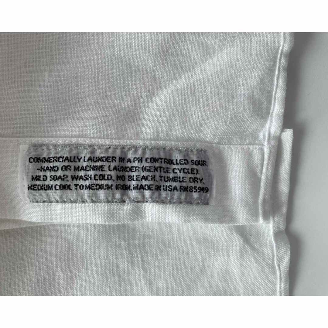 INDIVIDUALIZED SHIRTS(インディヴィジュアライズドシャツ)のINDIVIDUALIZED SHIRTS米国製 リネンシャツ F ホワイト  メンズのトップス(シャツ)の商品写真