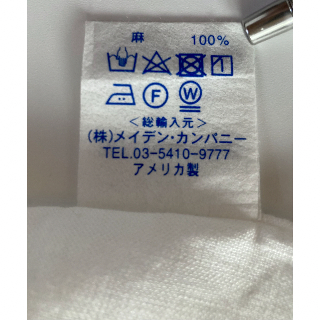 INDIVIDUALIZED SHIRTS(インディヴィジュアライズドシャツ)のINDIVIDUALIZED SHIRTS米国製 リネンシャツ F ホワイト  メンズのトップス(シャツ)の商品写真