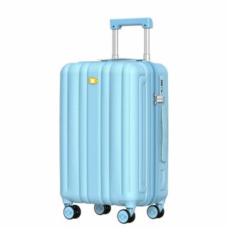 【色: ブルー】[MGOB] スーツケース 大容量 キャリーケース 超軽量 キャ(その他)