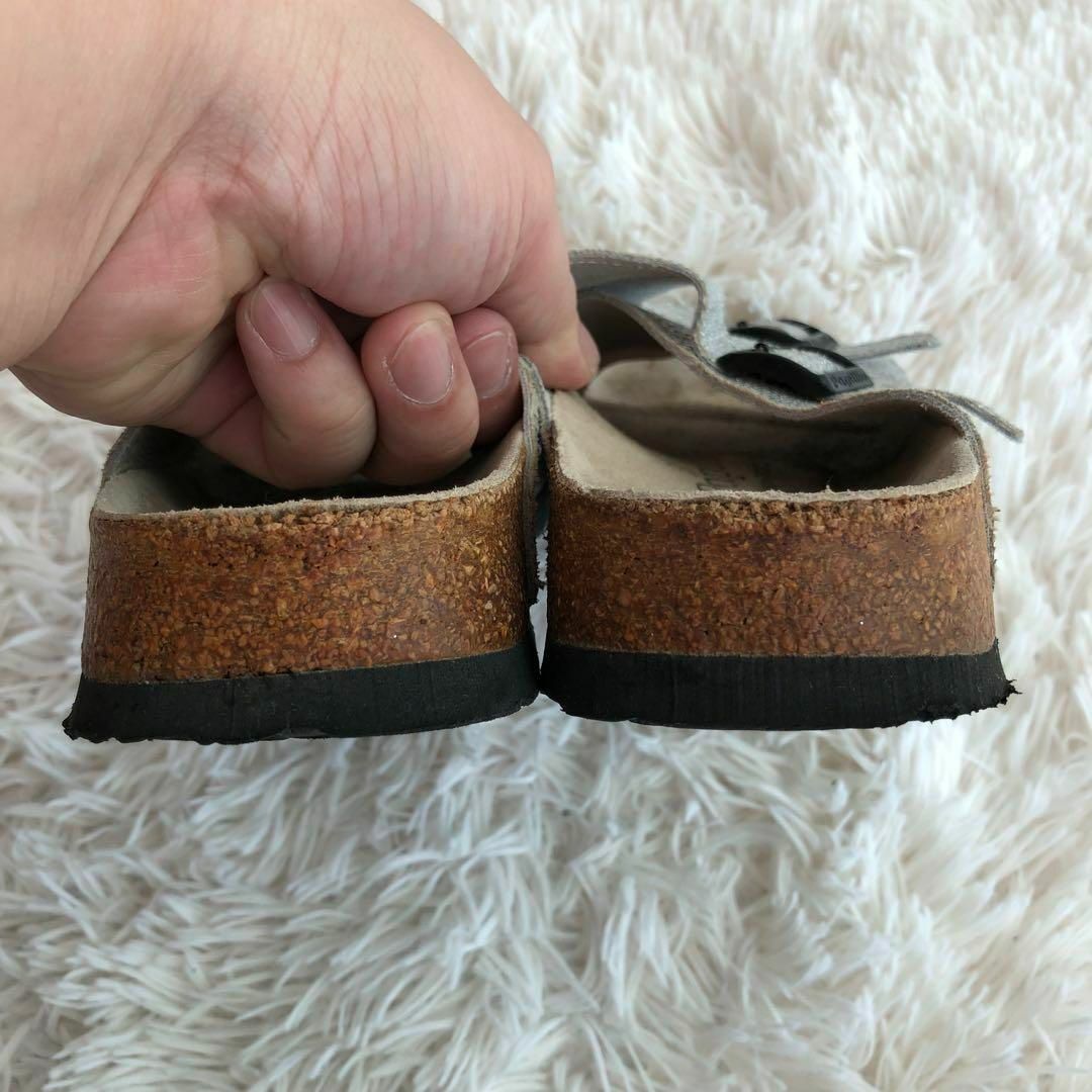 BIRKENSTOCK(ビルケンシュトック)のPapillioBIRKENSTOCKビルケンシュトックチューリッヒ　シルバー銀 レディースの靴/シューズ(サンダル)の商品写真