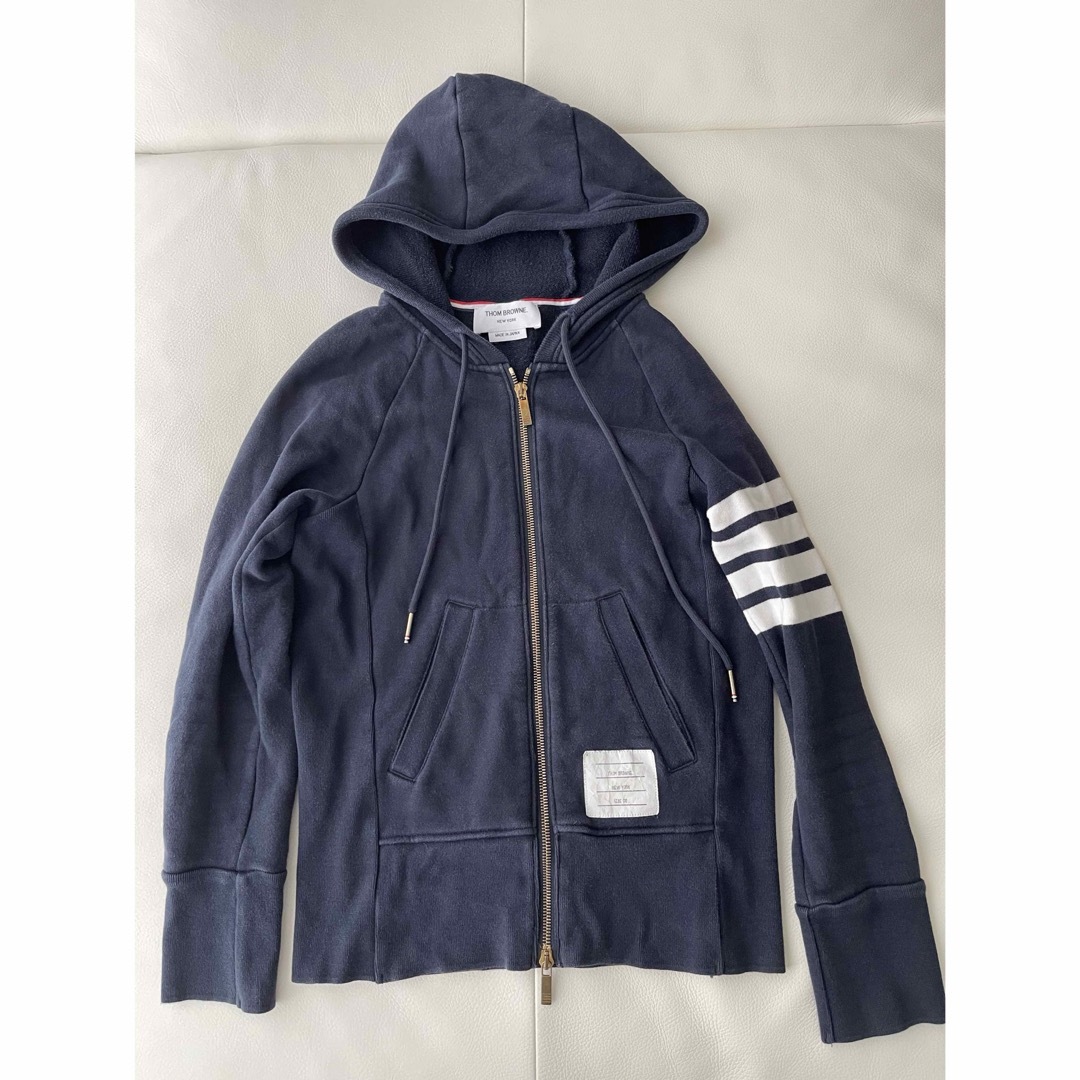 THOM BROWNE - トムブラウン パーカー ネイビーの通販 by チョコレート THOM BROWNE - トムブラウン パーカー ネイビーの通販 by チョコレート