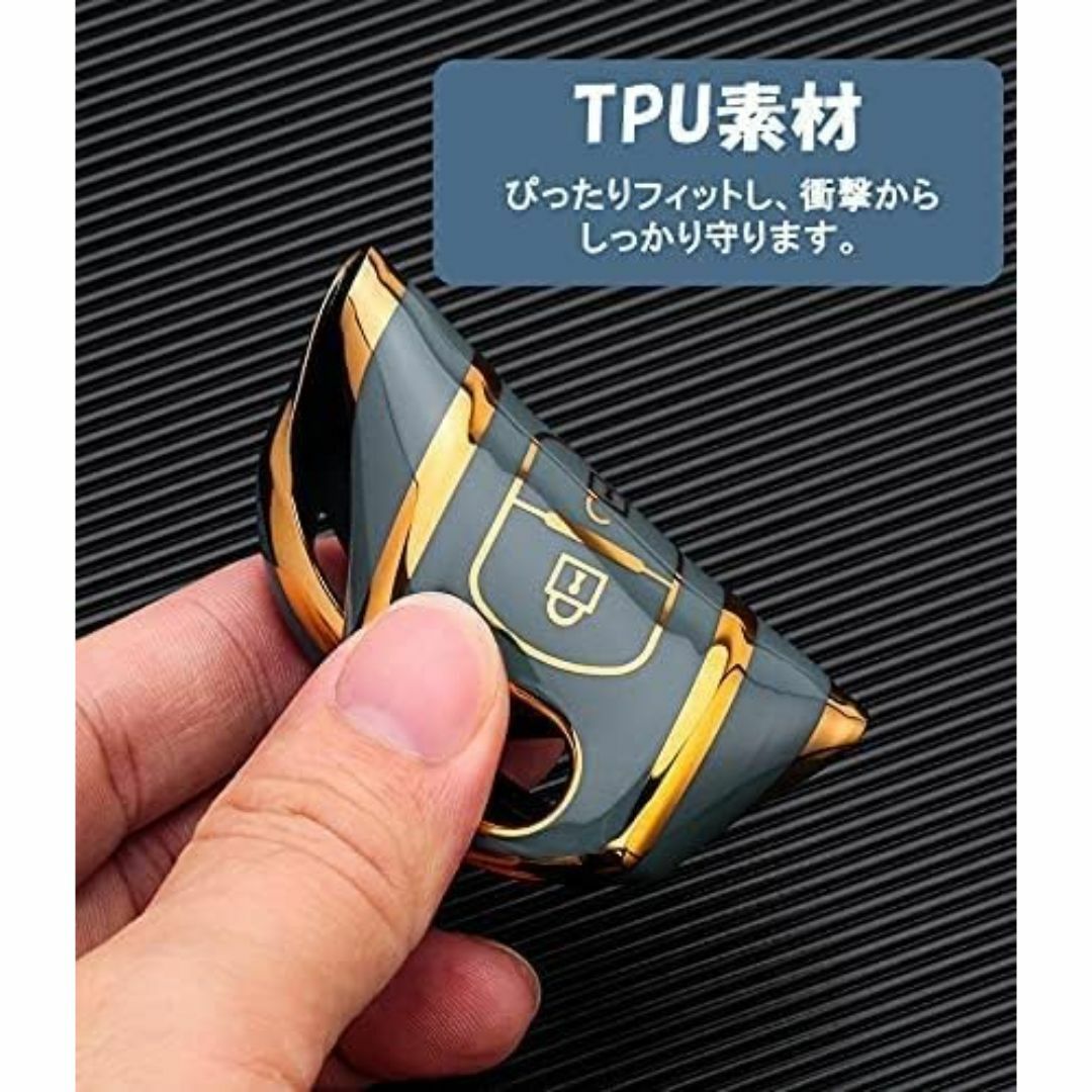 マツダ スマートキーケース TPU キーカバー CX-5/3 デミオ 黒2 自動車/バイクの自動車(車内アクセサリ)の商品写真