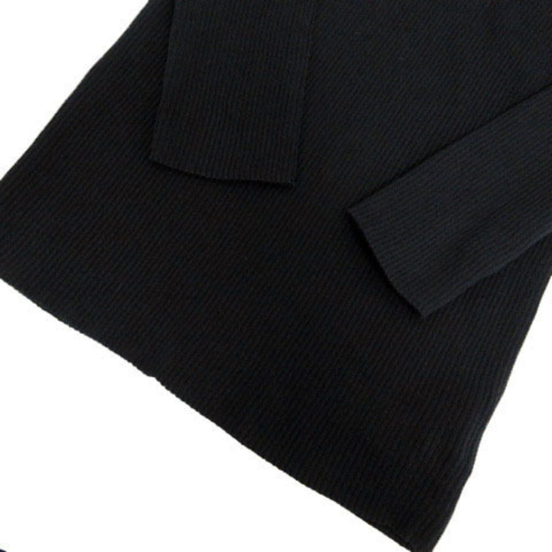 ギャルリーヴィー ニット カットソー サブリナネック 七分袖 リブ 濃紺 S レディースのトップス(ニット/セーター)の商品写真