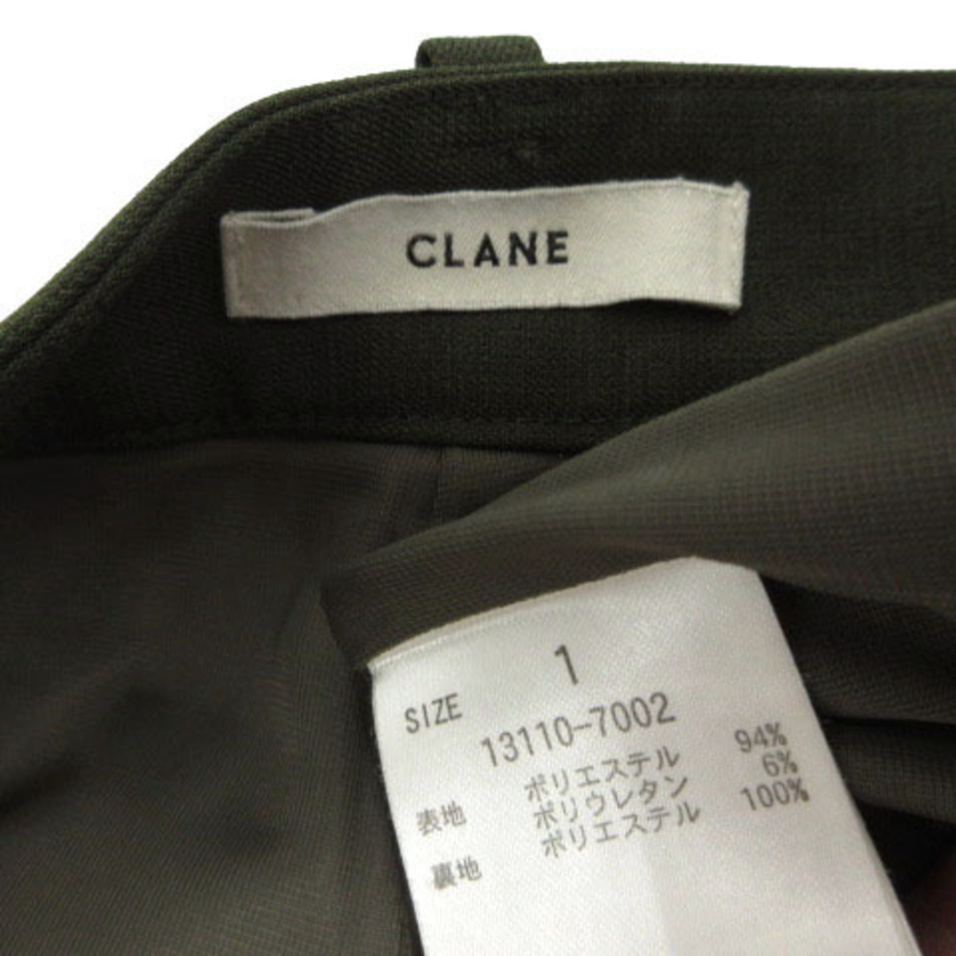 クラネ CLANE ベーシックタックパンツ 13110-7002 カーキ系 1 レディースのパンツ(その他)の商品写真