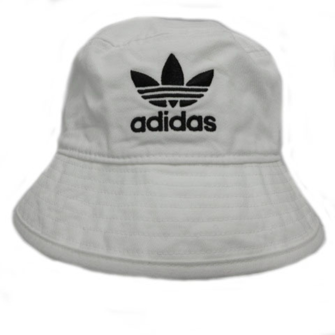 adidas(アディダス)のアディダス BUCKET HAT CORE FQ4641 白 OSFX フリー レディースの帽子(その他)の商品写真