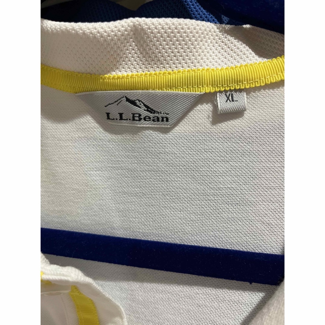 L.L.Bean(エルエルビーン)の【ほぼ未使用】L.L.bean ポロシャツ XL白 メンズのトップス(ポロシャツ)の商品写真