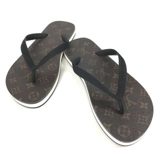 ルイヴィトン(LOUIS VUITTON)のルイヴィトン LOUIS VUITTON ビーチサンダル モノグラム モリトール　 靴 シューズ トング サンダル ラバー ブラウン(サンダル)