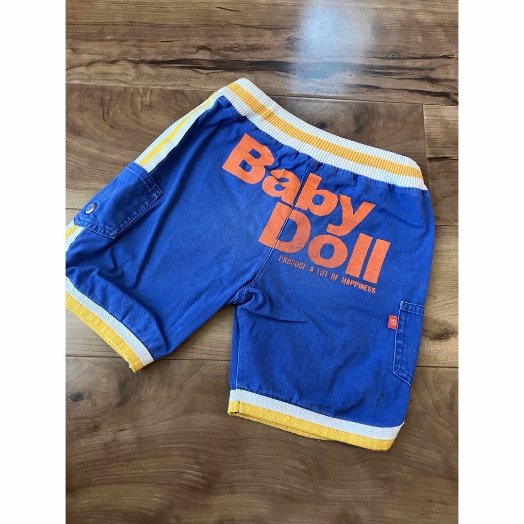 BABYDOLL(ベビードール)のベビードール BABY DOLL  ショートパンツ ハーフパンツ ブルー 90 キッズ/ベビー/マタニティのキッズ服男の子用(90cm~)(パンツ/スパッツ)の商品写真