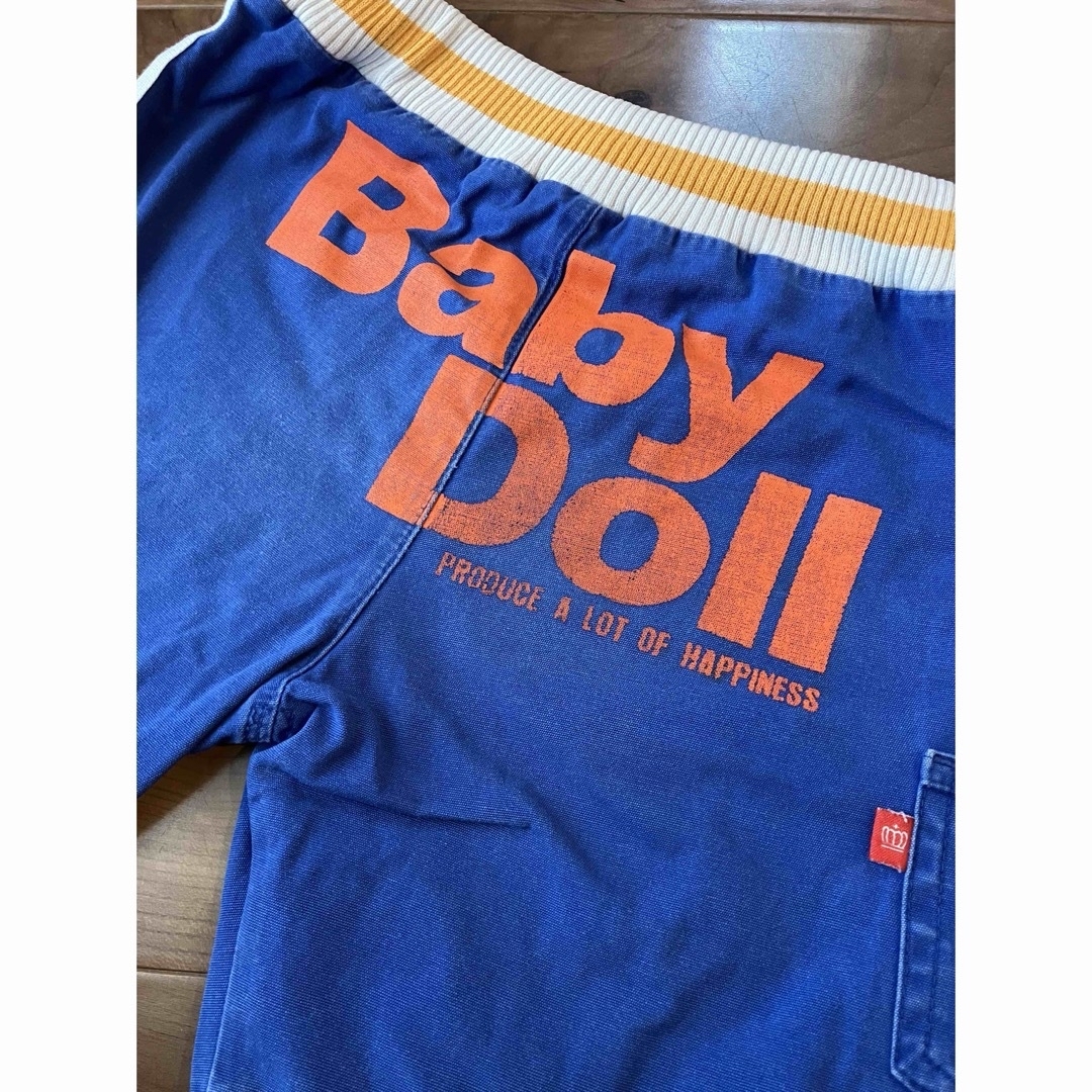 BABYDOLL(ベビードール)のベビードール BABY DOLL  ショートパンツ ハーフパンツ ブルー 90 キッズ/ベビー/マタニティのキッズ服男の子用(90cm~)(パンツ/スパッツ)の商品写真