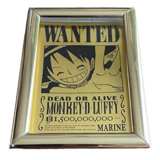 ワンピース(ONE PIECE)の『ONE PIECE』純金製ルフィの手配書(キャラクターグッズ)