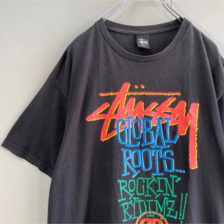 ステューシー(STUSSY)の【2点おまとめ】stussyショーンフォントマルチカラーTシャツ古着半袖.(Tシャツ/カットソー(半袖/袖なし))