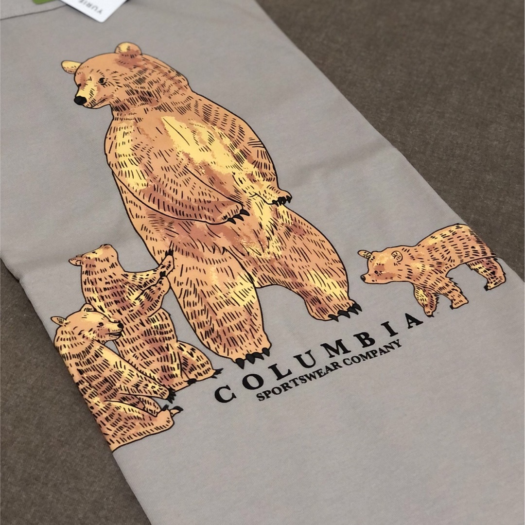 Columbia(コロンビア)のコロンビア【Yurie×Columbia】ベア柄Tシャツ・登山・キャンプ レディースのトップス(Tシャツ(半袖/袖なし))の商品写真