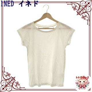 INED - INED イネド Tシャツ トップス 半袖 クルーネック シンプル 無地