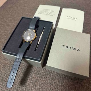 【値下後価格‼︎】トリワ TRIWA 腕時計  NOIR SVALAN 