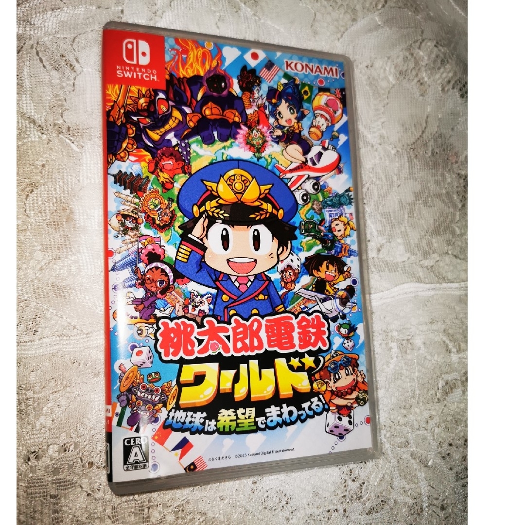 桃太郎電鉄ワールド ～地球は希望でまわってる！～ エンタメ/ホビーのゲームソフト/ゲーム機本体(家庭用ゲームソフト)の商品写真