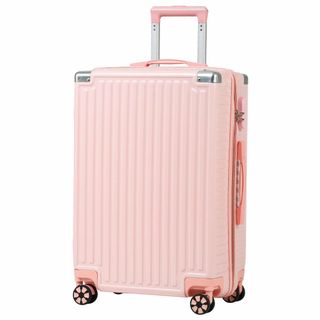 【色: ピンク】[JOYME] スーツケース キャリーケース キャリーバッグ T(その他)