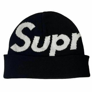 Supreme - 5600 Supreme Big Logo Beanie Black