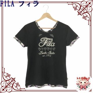 FILA - FILA フィラ Tシャツ トップス 半袖 クルーネック カジュアル おしゃれ