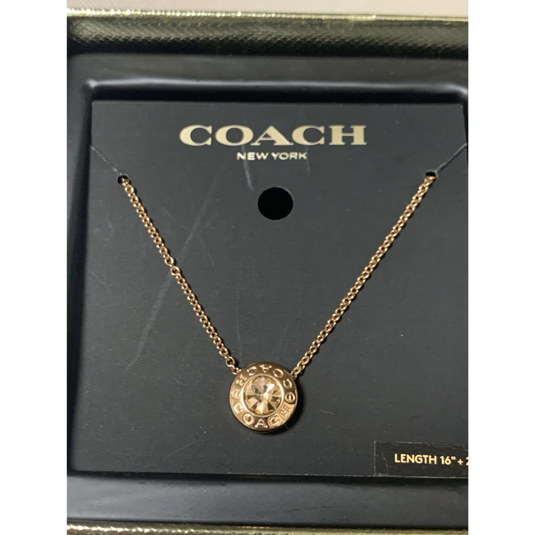 COACH(コーチ)のcoach ネックレス　オープン サークル ストーン レディースのアクセサリー(ネックレス)の商品写真