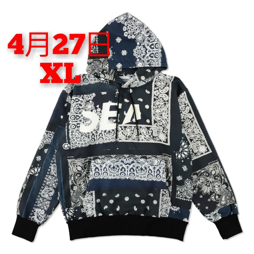 WIND AND SEA(ウィンダンシー)のMIYAGI HIDETAKA X WDS HOODIE / BLACK メンズのトップス(パーカー)の商品写真