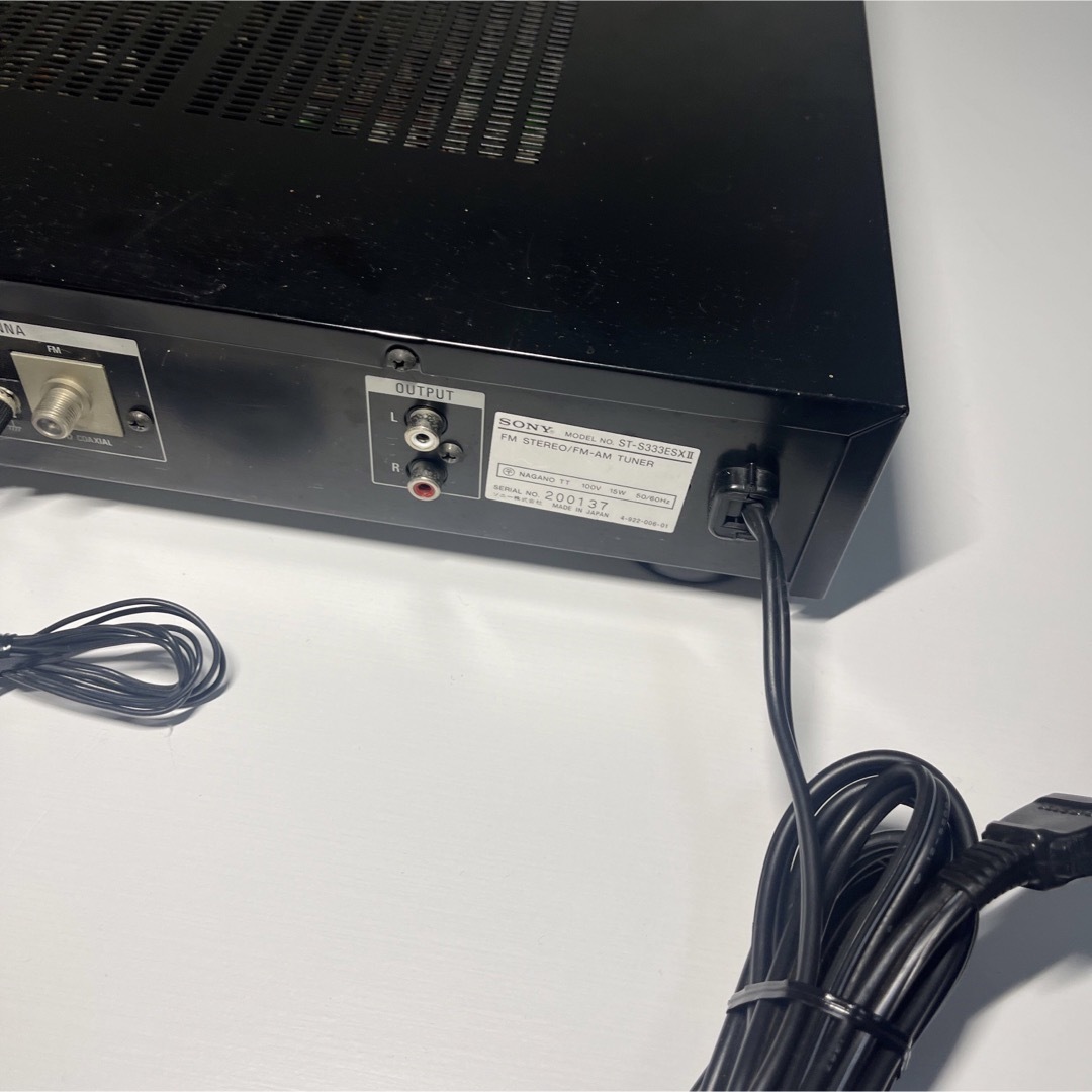 SONY ソニー ST-S333ESX Ⅱ FM/AMチューナー ステレオ SONY ソニー ST-S333ESX Ⅱ FM/AMチューナー ステレオ