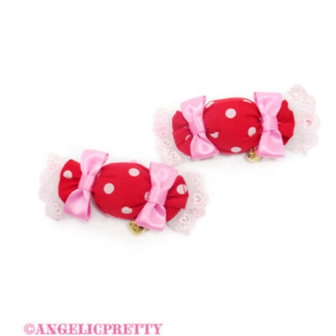 Angelic Pretty(アンジェリックプリティー)のアンジェリックプリティ Candy PopクリップSet  レディースのヘアアクセサリー(バレッタ/ヘアクリップ)の商品写真